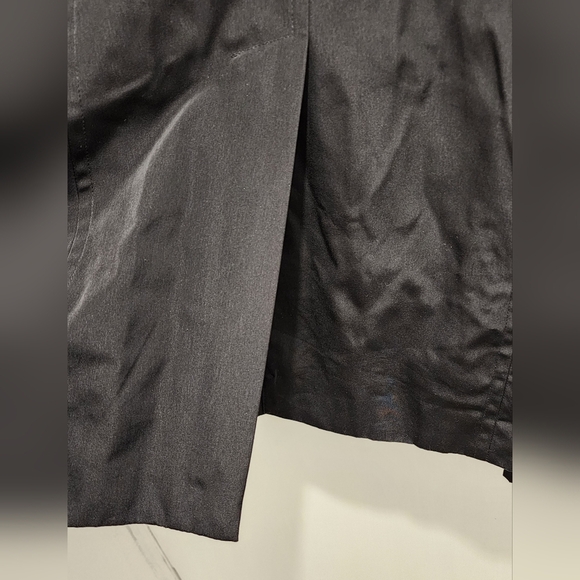 London Fog Black Rain Resist Coat‎ Hooded Women's Size Large - Picture 10 of 10